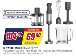 Trony KENWOOD MIXER HBM60.307GY offerta