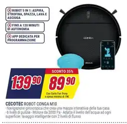 Trony CECOTEC ROBOT CONGA M10 offerta