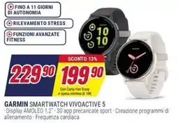 Trony GARMIN SMARTWATCH VIVOACTIVE 5 offerta