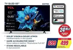 Trony TV QLED 65" TCL offerta