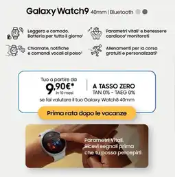 Trony Samsung Galaxy Watch8 40mm offerta