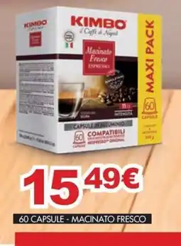 Trony Kimbo Macinato Fresco Espresso offerta