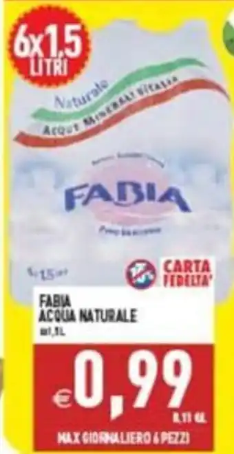 Fabia Acqua Naturale