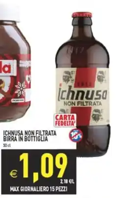 Pim Supermercati Ichnusa non filtrata offerta