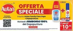 PiùMe Autan Family Care Vapo + Dopopuntura offerta