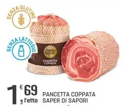 Supermercati Dok PANCETTA COPPATA SAPER DI SAPORI offerta