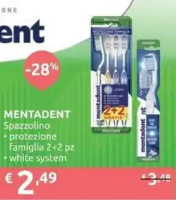 PiùMe MENTADENT Spazzolino offerta