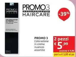PiùMe PROMO3 Colorazione in crema offerta