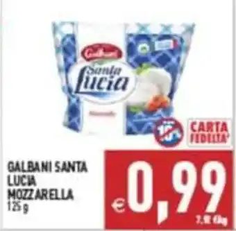 Pim Supermercati Galbani Santa Lucia Mozzarella offerta