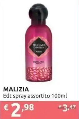 PiùMe MALIZIA Edt spray assortito offerta
