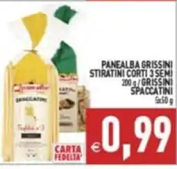 Pim Supermercati PANEALBA GRISSINI offerta