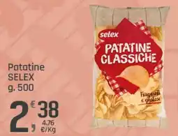 Supermercati Dok Patatine SELEX offerta
