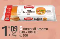 Supermercati Dok Burger di Sesamo DAILY BREAD offerta