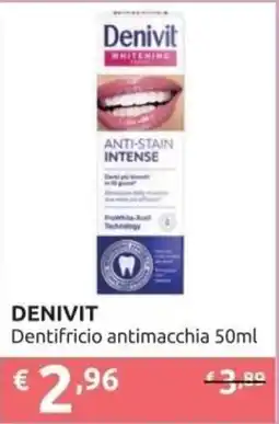 PiùMe Denivit Dentifricio antimacchia offerta