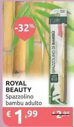 PiùMe ROYAL BEAUTY Spazzolino bambu adulto offerta