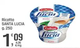 Supermercati Dok Ricotta Santa Lucia offerta