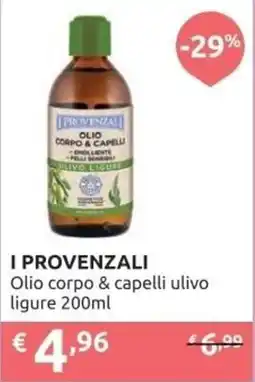 PiùMe I PROVENZALI Olio corpo & capelli ulivo ligure offerta