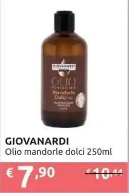 PiùMe GIOVANARDI Olio mandorle dolci offerta