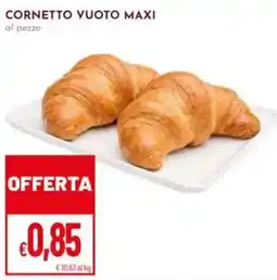Pan Cornetto vuoto maxi offerta