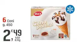 Supermercati Dok SELEX Cono panna offerta