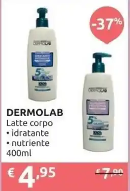 PiùMe DERMOLAB Latte corpo offerta