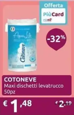 PiùMe COTONEVE Maxi dischetti levatrucco offerta