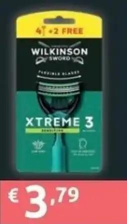 PiùMe Wilkinson Sword Xtreme 3 offerta