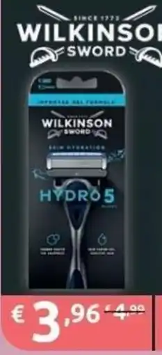PiùMe Wilkinson Sword Hydro 5 offerta
