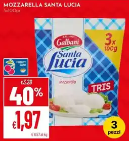 Pan Mozzarella Santa Lucia offerta