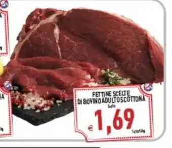 Pim Supermercati Fettine scelte di bovino adulto scottona offerta