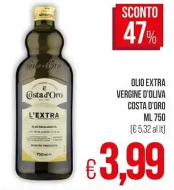 Olio extra vergine d'oliva Costa d'Oro