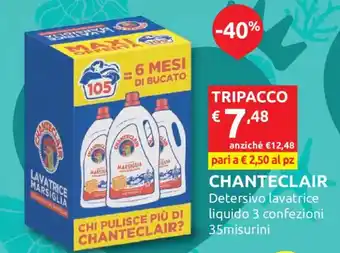 Detersivo lavatrice liquido Chanteclair