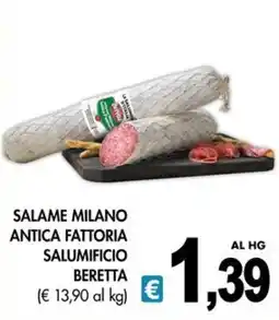PrestoFresco Salame Milano Antica Fattoria Salumificio Beretta offerta