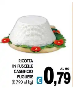 PrestoFresco RICOTTA IN FUSCELLE CASEIFICIO PUGLIESE offerta