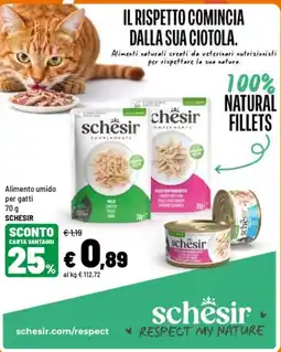 Iper La Grande Alimento umido per gatti SCHESIR offerta