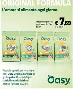 Iper La Grande Crocchette per cani gusti assortiti OASY offerta