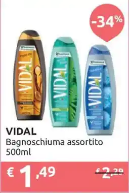 Ipersoap VIDAL Bagnoschiuma assortito offerta