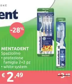 Ipersoap MENTADENT Spazzolino offerta