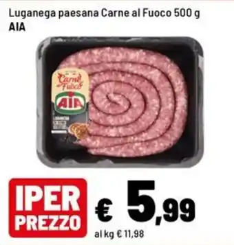 Luganega paesana Carne al Fuoco AIA