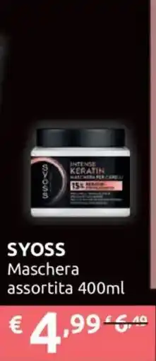 Ipersoap Syoss maschera offerta
