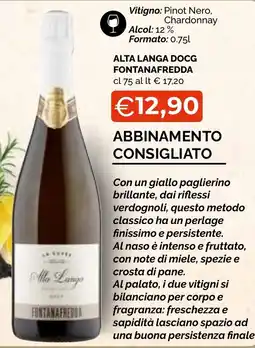 Mercatò Big Alta Langa DOCG FONTANAFREDDA offerta