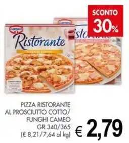 PrestoFresco Ristorante Pizza al Prosciutto Cotto/Funghi Cameo offerta