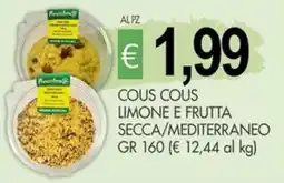 PrestoFresco Cous Cous Limone e Frutta Secca/Mediterraneo offerta