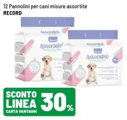 Iper La Grande 12 pannolini per cani record offerta