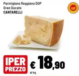 Iper La Grande Parmigiano Reggiano DOP Gran Ducato CANTARELLI offerta
