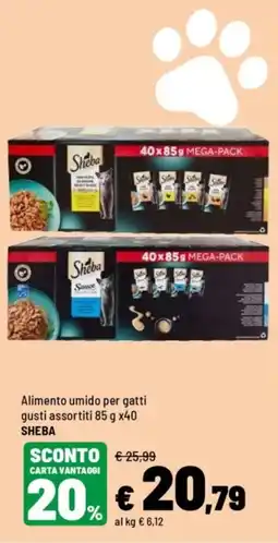 Iper La Grande Alimento umido per gatti SHEBA offerta