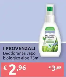 Ipersoap I PROVENZALI Deodorante vapo biologico aloe offerta