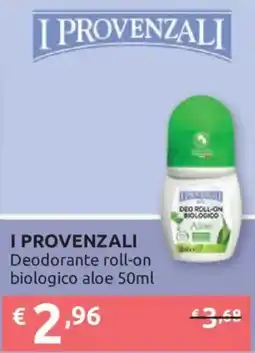Ipersoap I PROVENZALI Deodorante roll-on biologico aloe offerta