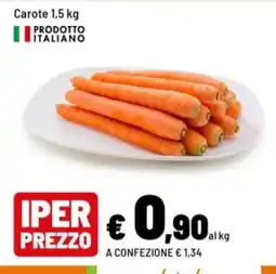Iper La Grande Carote offerta