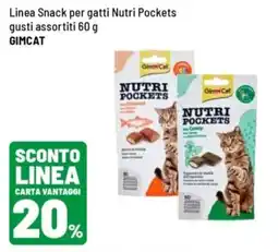 Iper La Grande Nutri Pockets Gimcat offerta